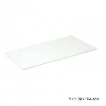 高田ベッド製作所 低反発マット用綿製カバー 幅50×長さ180cm 白 C-1238