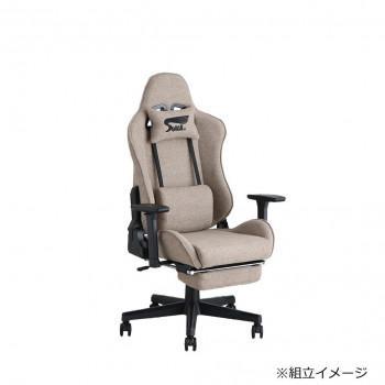 長時間ゲームをする事を考慮して腰や背中に負担の掛かりにくい取り外し可能ネックピローと上下にスライド可能で取り外しも可能なランバーサポートが付いています。170度のリクライニング機能を備えており、椅子に座ったままでくつろぐ事が可能。レバー一つで簡単に背もたれを調節する事ができ最適なサポートを実現。?オフィスでの休憩や仮眠にも最適です。落ち着いたカラーが特徴で、空間の中に溶け込みやすいです。【ご購入前にお読みください】※一部配送ができない地域や配送曜日が限定されている地域がございますので、予めご了承ください。※階段の段数、搬入状況等々によって搬入制限や追加料金が生じる場合があります。※北海道・沖縄・離島は別途運賃がかかります。※お客様組立商品となります。※着日・日時の指定が可能でございます。※こちらの商品は1個口でのお届けとなります(個装サイズ:幅770×奥行660×高さ350mm、21.5kg)サイズ約幅720×奥行670×高さ1230mm、座面高さ:450mm個装サイズ：77×66×35cm重量19.5kg個装重量：21500g素材・材質本体:硬質ナイロン、張地:ポリエステル、芯材:積層合板、中身:ウレタンフォーム、キャスター:ウレタン(PU)仕様組立品耐荷重:80kg生産国中国fk094igrjs