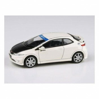 JADI B ホンダ シビック Type R FN2 07 ホワイト/カーボン LHD 1/64スケール PA55398