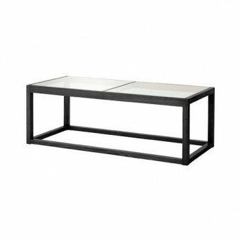 東谷 ガラステーブル ブラック RTO-111BK