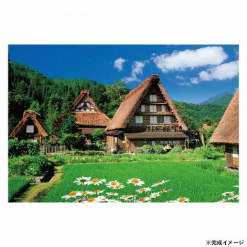 緑あふれる山々を背に合掌民家が並ぶ、世界遺産の地。美しい風景のジグソーパズルです。サイズ38×26cm個装サイズ：17×23×5cm重量個装重量：320g仕様ピース数:300ピースパネルNo.031生産国日本fk094igrjs