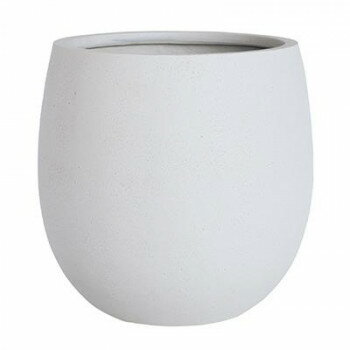 グリーンポット 植木鉢 プラスター バルーン ホワイト 42cm EB-PT0142WH(4.0)