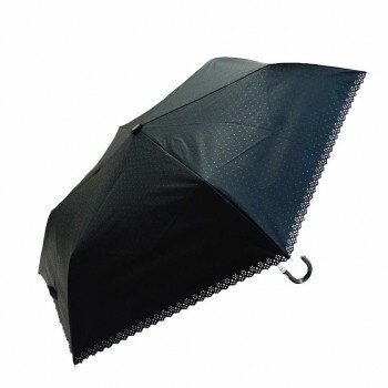 藤田屋 晴雨兼用折りたたみ傘 50cm エンボス　ヒートカット ドット SMM-2254