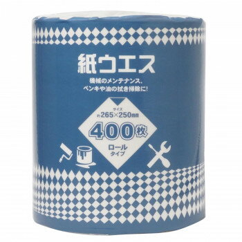 小野商事 エース 紙ウエス ロールタイプ 1巻400枚 WS6695