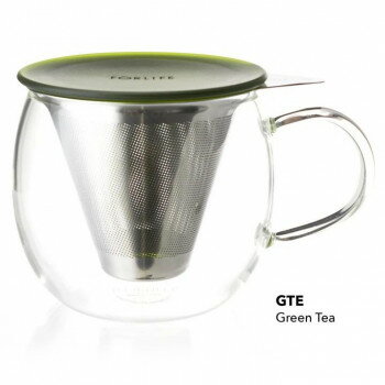 FORLIFE ルシディティーガラスブリューインカップ Green tea　グリーンティー 832