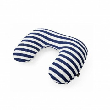 VANGUARD タオル地ボーダーネックピロー　ネイビー