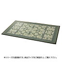 三重織 い草玄関マット 約70×120cm ネイビー TSN340443(3)