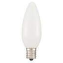 OHM LEDシャンデリア形装飾用/C32/E17/0.8W/45lm/電球色 LDC1L-G-E17 13(3)