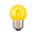 OHM LEDミニボール球装飾用 G40/E26/1.4W/60lm/クリア黄色 LDG1Y-H 13C