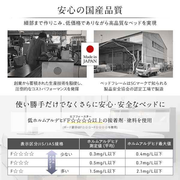 ベッド日本製低床連結ロータイプ木製照明付き棚付きコンセント付きシンプルモダンブラウンシングル海外製ボンネルコイルマットレス付き【代引不可】