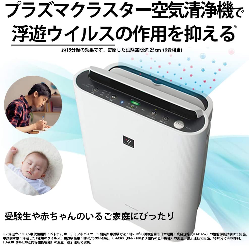 シャープ 加湿 空気清浄機 プラズマクラスター 7000 スタンダード 13畳 空気清浄 23畳 ホワイト Kc L50 W World Free Store シャープ 加湿 空気清浄機 プラズマクラスター 7000 スタンダード 13畳 空気清浄 23畳 ホワイト Kc L50 W World Free Store