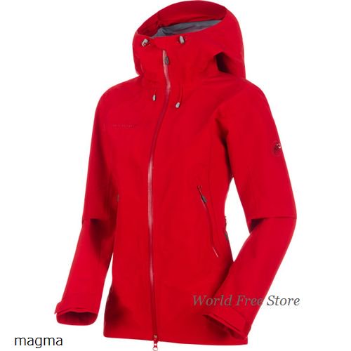 マムート リッジ HS フーディ レディース Mammut Ridge HS Hooded Jacket Women 1010-21861 color:magma size:L