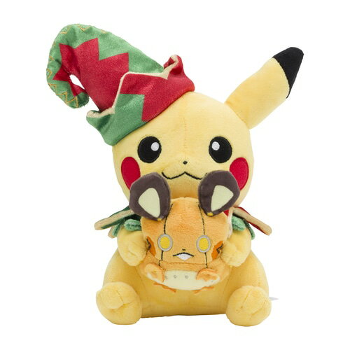 ポケモンセンターオリジナル ぬいぐるみ ピカチュウ ＆ デデンネ Pokemon Christmas Toy Factory クリスマス