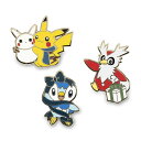 海外ポケモンセンター限定 クリスマス ピンズセット ピカチュウ ポッチャマ デリバード 並行輸入品 代引不可商品