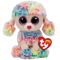 メテオ Ty Beanie Boos レインボー XXL サイズ ぬいぐるみ 犬 プードル 大きい 巨大 ビッグ