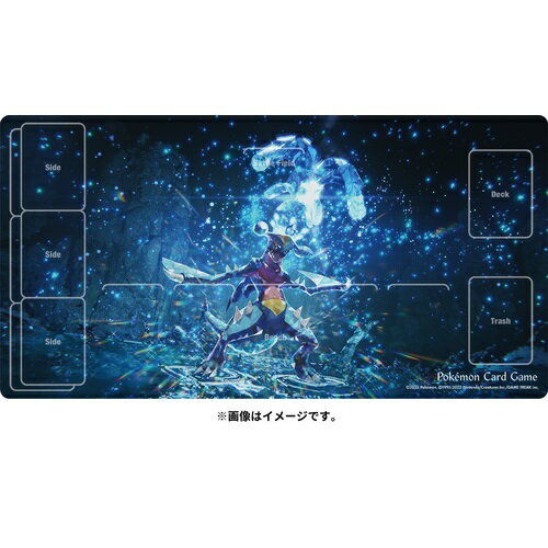 ポケモンカードゲーム ラバープレイマット 水 テラスタル ガブリアス ポケモン プレイマット