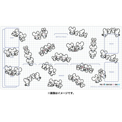 ポケモンセンターオリジナル ポケモンカードゲーム ラバープレイマット イッカネズミ ポケモン プレイマット