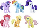 マイリトルポニー メインキャラクターパック My Little Pony おもちゃ フィギュア 6個セット 並行輸入品