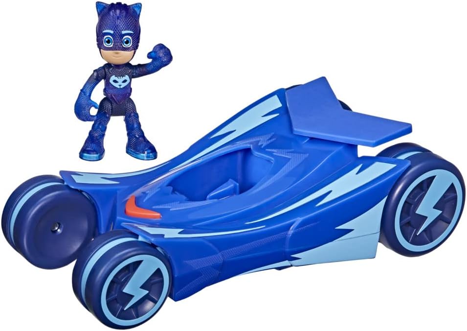 パジャマスク グロー＆ゴー 光る キャットカー キャットボーイ フィギュア PJ Masks Catboy 乗り物 おもちゃ 並行輸入品