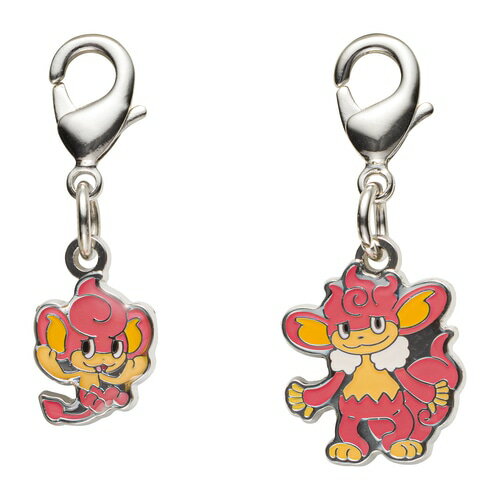 ポケモンセンターオリジナル 全国ずかん メタルチャーム 513 514 バオップ バオッキー キーホルダー 代引不可商品