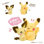 ポケモンセンターオリジナル ぶるぶる…むぎゅ！ ぬいぐるみ なきべそ ピチュー&ピカチュウ