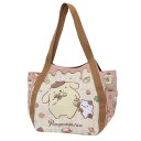 サンリオ プリントバルーンバッグ ポムポムプリン Sanrio バッグ トートバッグ プリン 軽量 大容量 サンリオキャラクターズ 代引不可商品