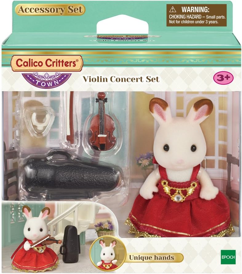 訳あり 海外限定 シルバニアファミリー バイオリンコンサートセット ウサギ Sylvanian Families Calico Critters 並行輸入品