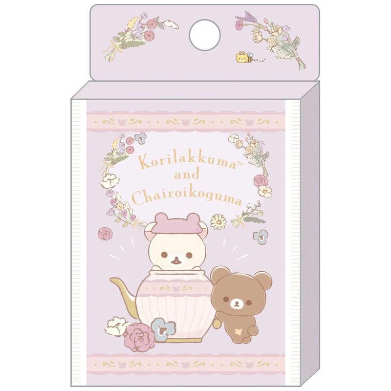 リラックマ ティーバッグメモ コリコグのフラワーティータイム MH19102 ラベンダー サンエックス San-X 代引不可商品