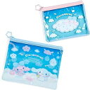サンリオ シナモロール&ポロンと雲のきょうだい フラットポーチ 2個セット Sanrio ポーチ 小物入れ シナモン 代引不可商品