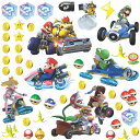 訳あり RoomMates スーパーマリオ 任天堂 マリオカート 8 ウォールステッカー RMK2728SCS マリオ ルイージ ヨッシー 並行輸入品 代引不可...