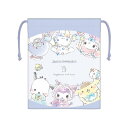 サンリオキャラクターズ ベビー ランチグッズ マチ付き巾着 コップ袋 きんちゃく ポーチ 巾着 小物入れ クラックス CRUX 代引不可商品