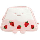 すみっコぐらし×サクマいちごみるくキャンディ ぬいぐるみポーチ やま (いちごみるく) CA63501 ポーチ サンエックス San-X 代引不可商品(4)