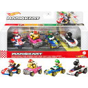 ホットウィール マリオカート 4パック セット限定ブラックヨッシー入り Hot Wheels 対象年齢6才以上 並行輸入品
