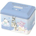 サンリオキャラクターズ ベビー カギ付き缶バンク 貯金箱 かわいい インテリア 小物入れ Sanrio サンリオ クラックス CRUX