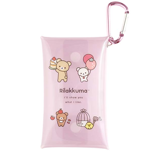 リラックマ マルチクリアケース BASIC RILAKKUMA ピンク CA67701 ポーチ ケース サンエックス San-X 代..