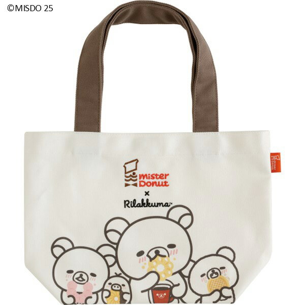 リラックマ×ミスタードーナツ ミニトートバッグ CA73601 バッグ サンエックス San-X 代引不可商品のサムネイル