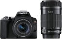 Canon デジタル一眼レフカメラ EOS Kiss X10 ダブルズームキット ブラック EOSKISSX10BK-WKIT