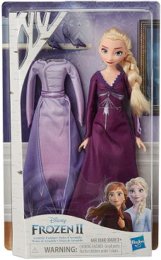 Disney ディズニー アナと雪の女王2 エルサ 新ドレス 着せ替え ファッションドール 新衣装人形 アナ雪 Frozen2 並行輸入品