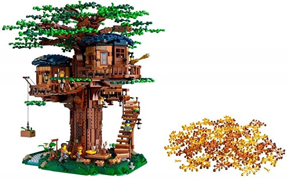 LEGO 21318 レゴ アイデア ツリーハウス ブロック おもちゃ 夏用 秋用 パーツ 家族