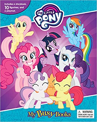 訳あり My Little Pony My Busy Books マイリトルポニー フィギュア 本 ブック 並行輸入品