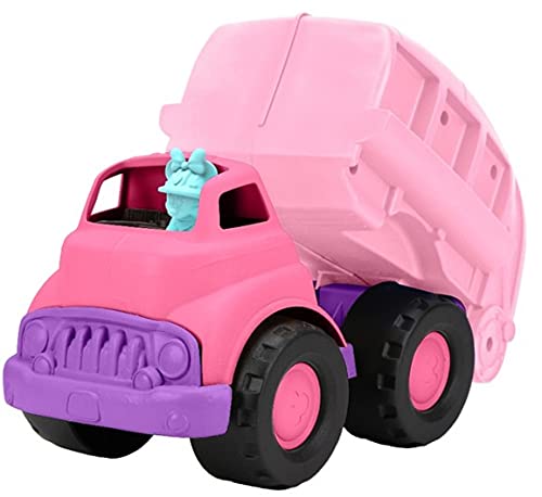 訳あり Green Toys グリーントイズ ディズニーベビー ミニーマウス リサイクル トラック 清掃車 ごみ収集車 並行輸入品