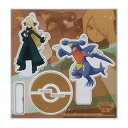 ポケモンセンターオリジナル アクリルスタンドキーホルダー TRAINERS Salon !! シロナ ガブリアス 代引不可商品