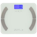 オーム電機 体重体組成計 体重計 体組成計 バックライト付 ホワイト HB-KG12R1 08-3923 OHM