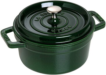 staub ピコ ココット ラウンド バジルグリーン 20cm 両手 ホーロー 鍋 IH対応 La Cocotte Round 40509-644