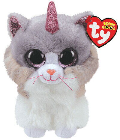 メテオ Ty Beanie Boos アシャー L サイズ ぬいぐるみ 猫 ユニコーン