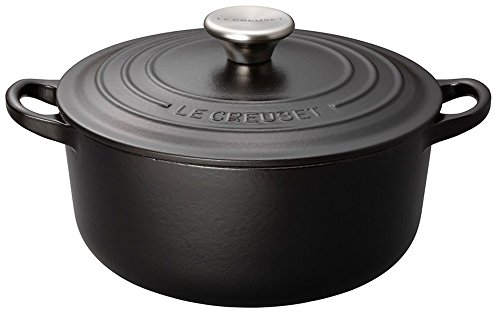 ルクルーゼ 鋳物ホーロー鍋 ル・クルーゼ Le Creuset 鋳物 ホーロー 鍋 ココット・ロンド 20 cm マットブラック ガス IH オーブン 対応