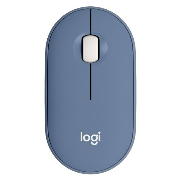 Logicool ワイヤレス オプティカルマウス M350BUロジクール Logicool マウス Pebble M350 Chrome/Android/iPadOS/Mac/Windows11対応 ブルーベリー M350BU 光学式 無線(ワイヤレス) 3ボタン Bluetooth・USB