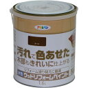 アサヒペン ペンキ 水性ウッドリフォームペイント 1.6L チーク 水性 木部保護 半造膜タイプ 1回塗り 高い隠ぺい性 低臭 はっ水性 防カビ 防虫 防腐 防藻 日本製