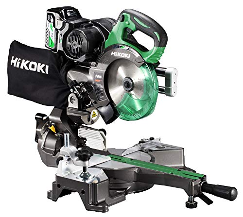 訳あり HiKOKI(ハイコーキ) コードレス卓上スライド丸のこ 36V マルチボルト 充電式 刃径165mm C3606DRB(XP)