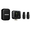 Shure シュア MoveMic Two Kit 受信機キット MV-TWO-KIT-J-Z6 クリップオン ワイヤレスピンマイク 2台 受信機 1台 プロ仕...